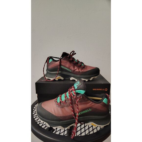 Women's Merrell Like New Moab Speed Burlwood hiking shoes size 6 - Picture 1 of 8